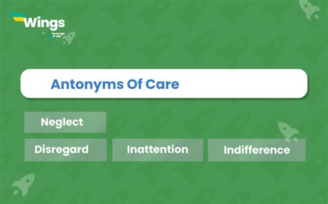 antonyms of care|Iba pa.